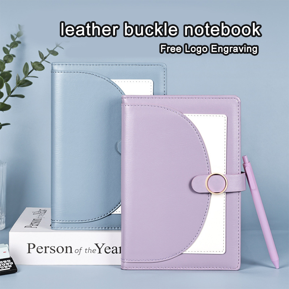 Leather Work Notepad - (Bezpłatne grawerowanie logo) Skórzany notatnik z