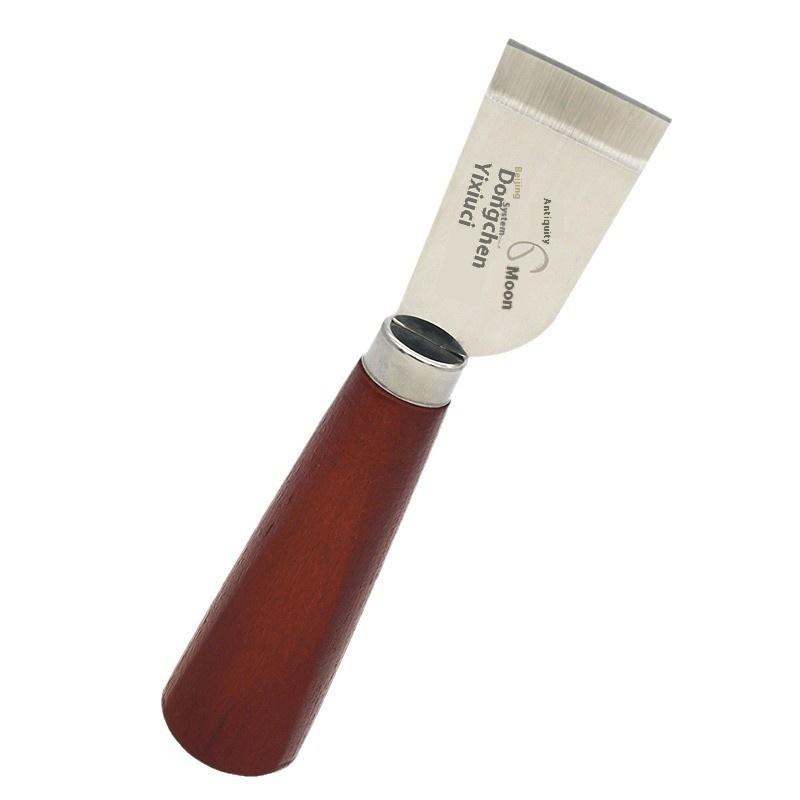 Leatherwork Knife - 【Nowość】Nóż do skórowania skóry z drewnianą