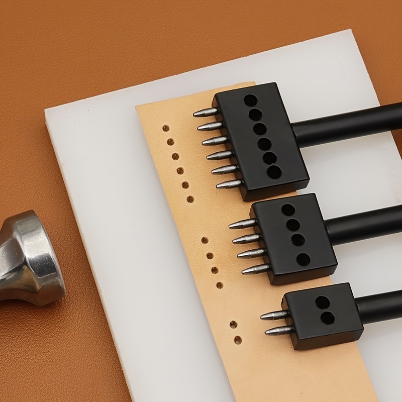Leatherwork Manual - Ręczne narzędzie do dziurkowania skóry z