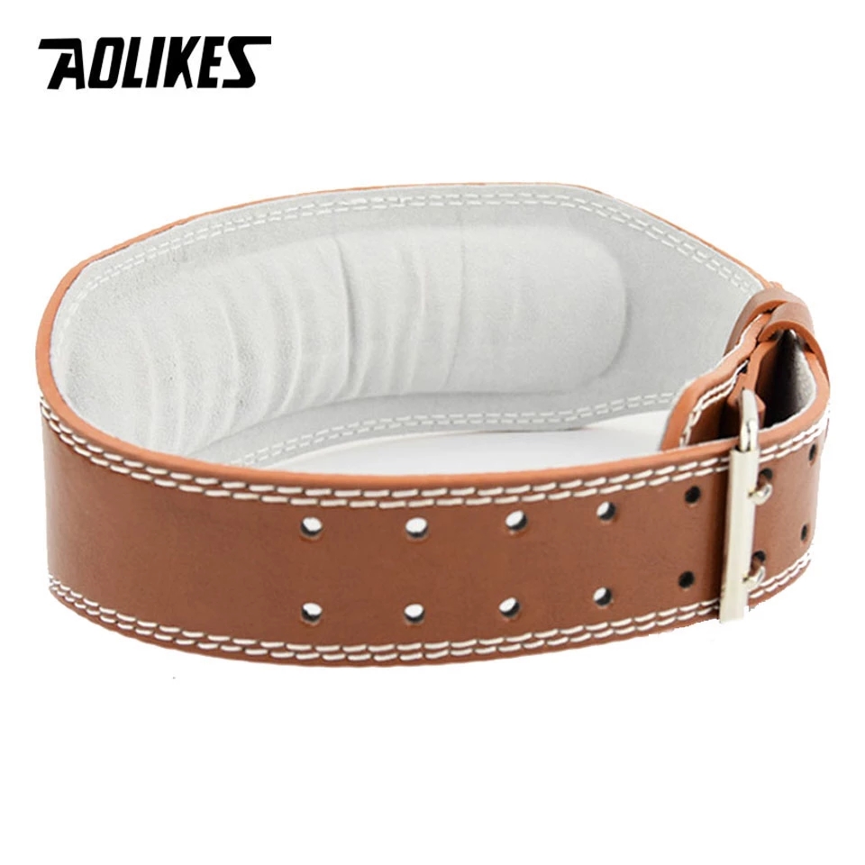 Leather Workout Belt - AOLIKES nowy szeroki pas do podnoszenia