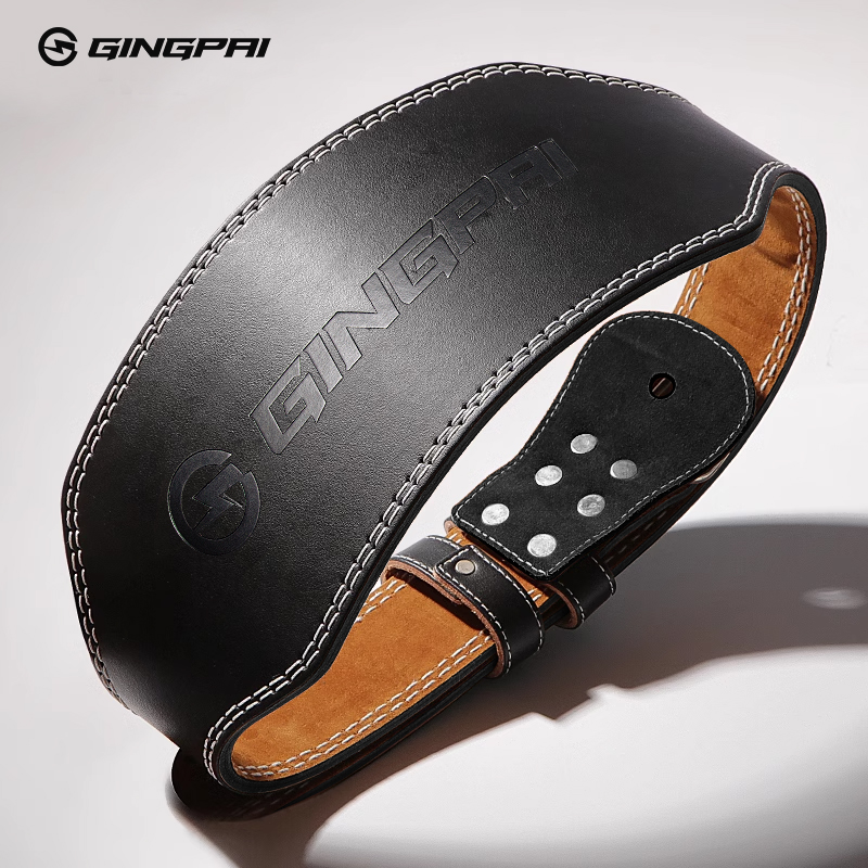 Leather Workout Belt - Pasy do podnoszenia ciężarów o szerokości