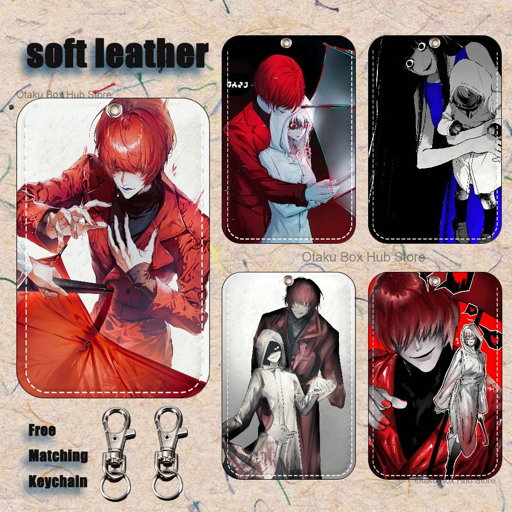 Leather Working - H-Homicipher Etui na karty z klipsem