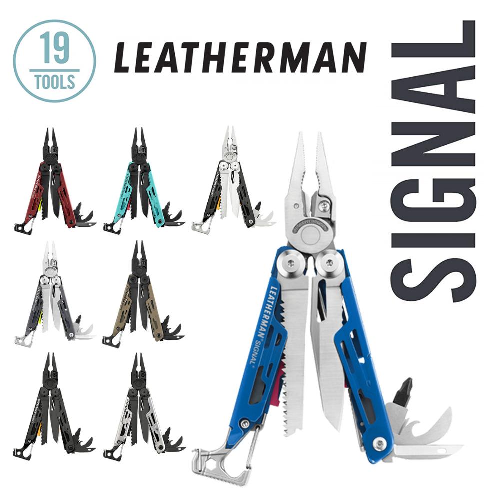 Leatherwork Knife - LEATHERMAN-sygnałowy Multitool kempingowy z młotkiem i