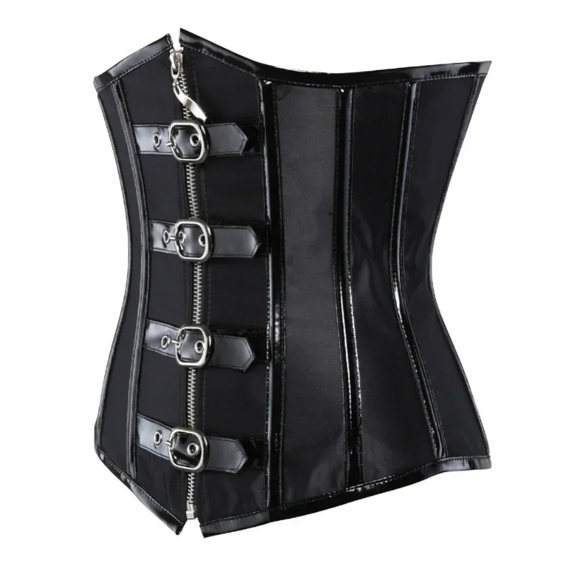 Leather Workout Belt - Gorset modelujący talię w stylu gotyckim,