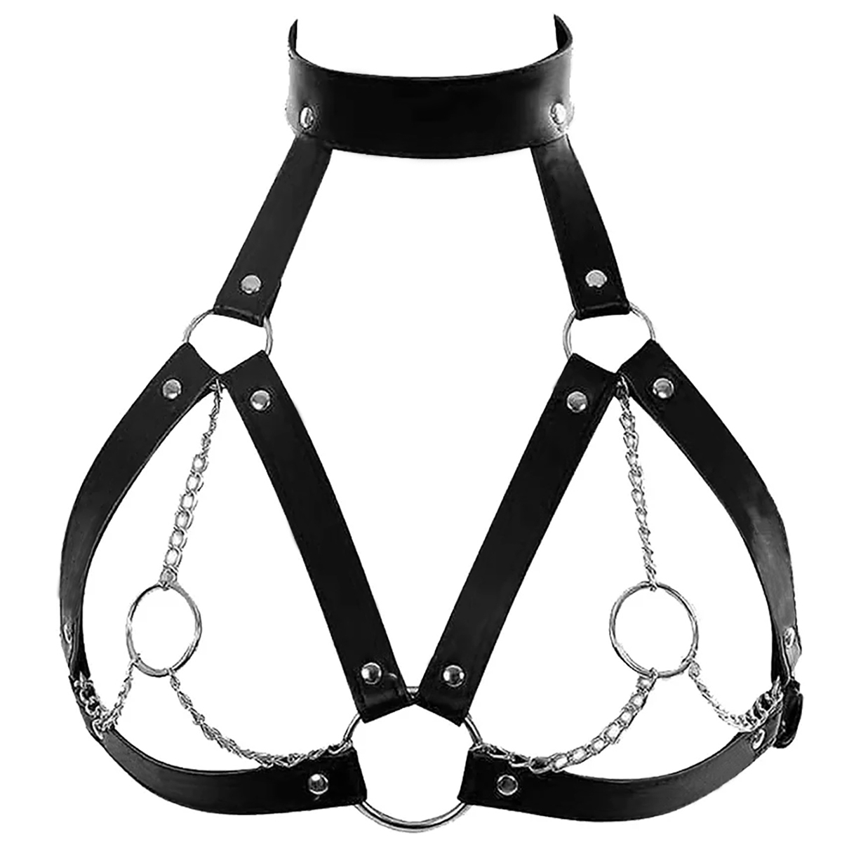 Leather Work Harness - Moda damska uprząż pasek uprząż gorset