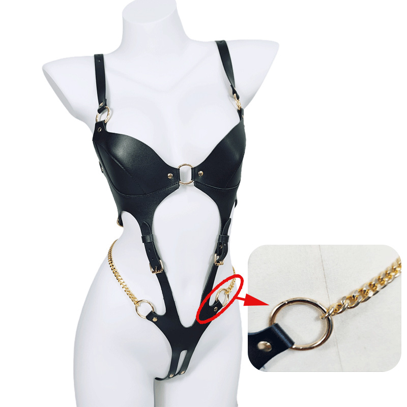 Gotycki zestaw do bondage z pa – Leather Work Harness recenzja i cena