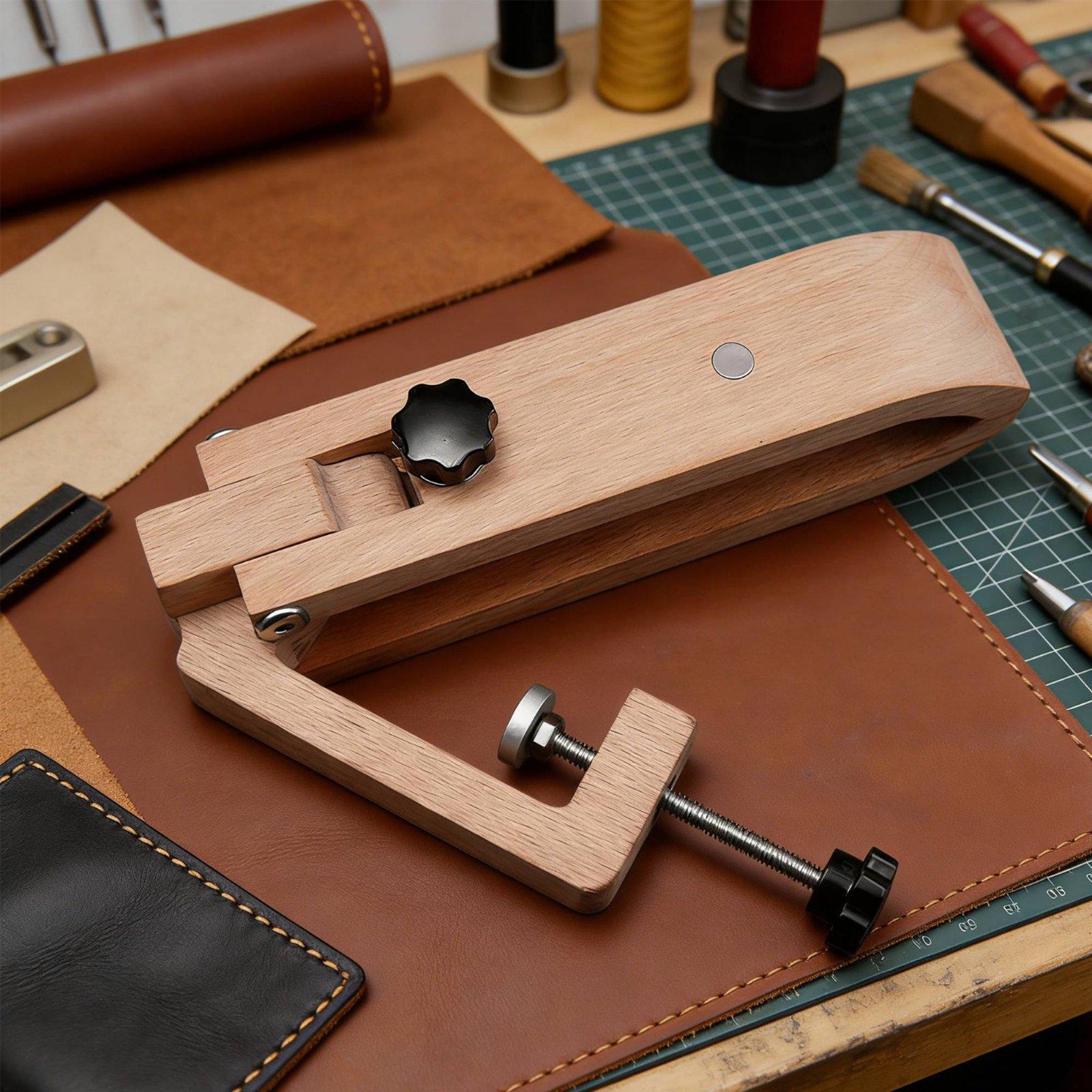 Regulowany drewniany zacisk st – Leatherwork Manual recenzja i cena