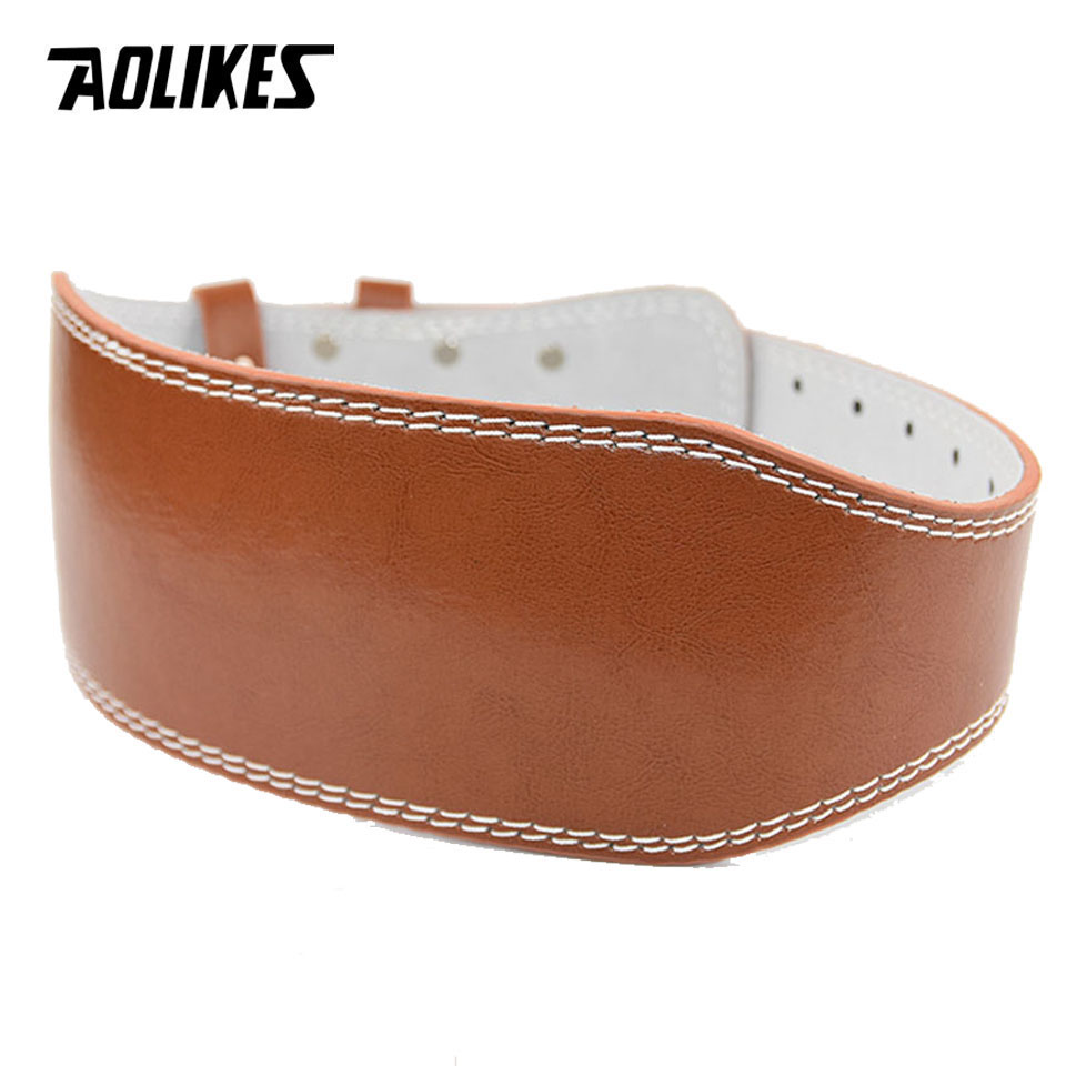 AOLIKES nowy szeroki pas do po – Leather Workout Belt recenzja i cena