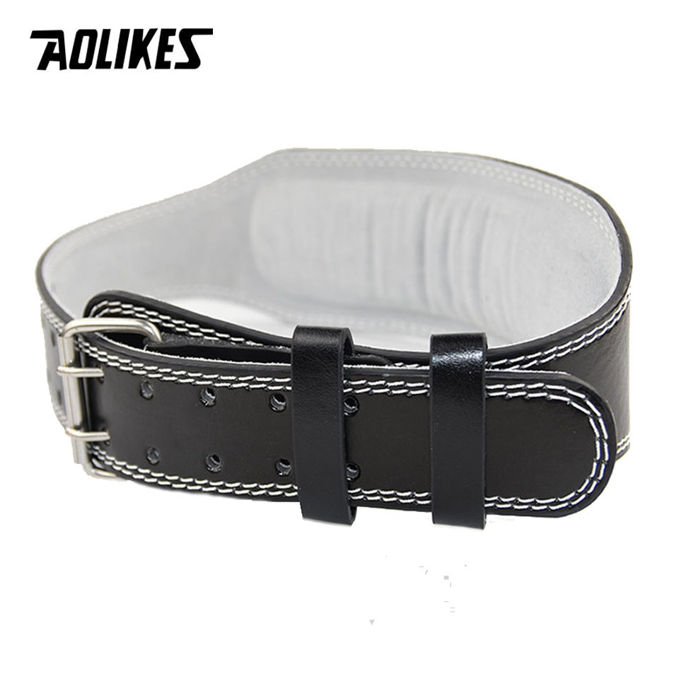 AOLIKES nowy szeroki pas do po – Leather Workout Belt recenzja i cena
