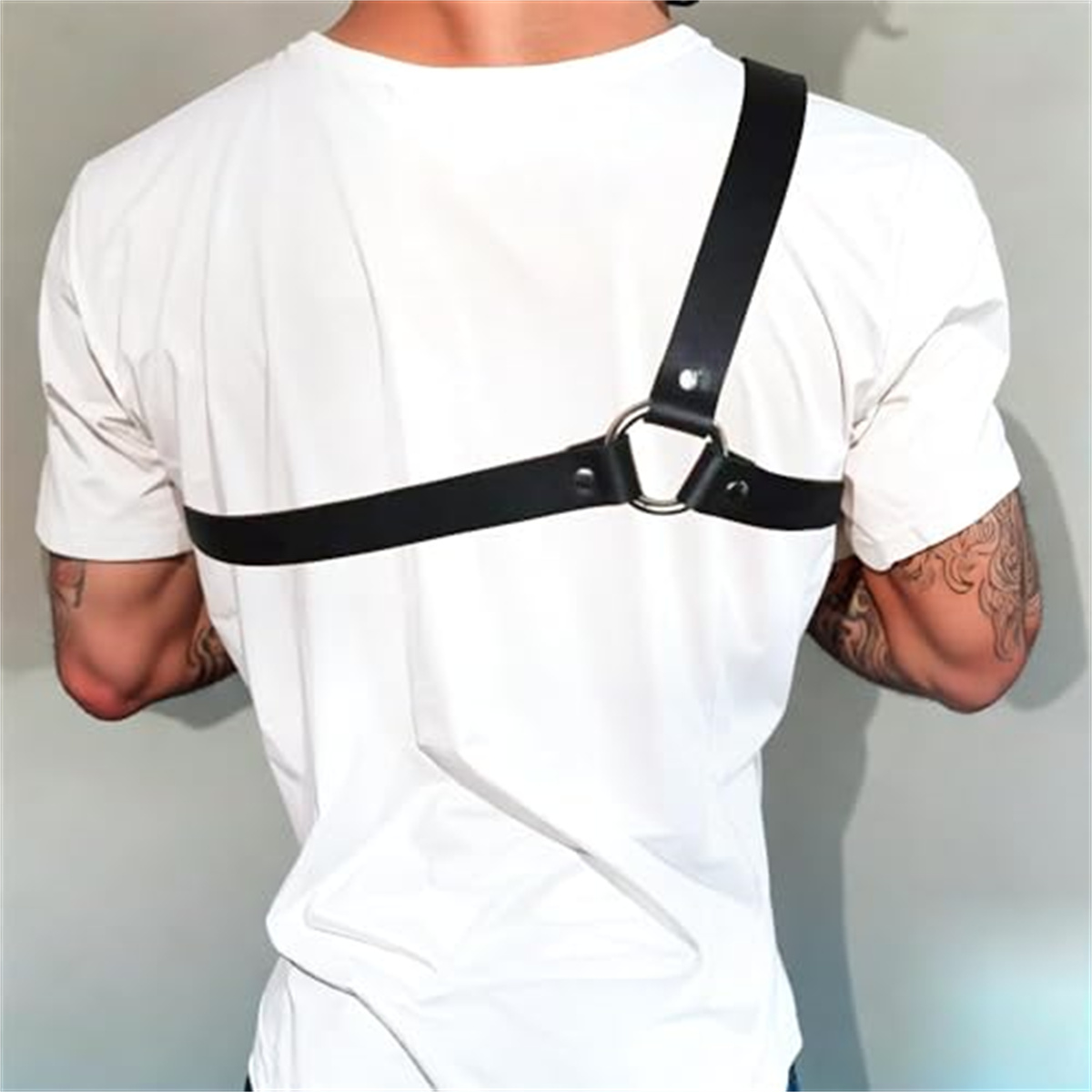 Gotyckie skórzane szelki męski – Leather Work Harness recenzja i cena