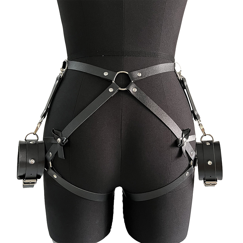 Modna damska uprząż na nogi z  – Leather Work Harness recenzja i cena