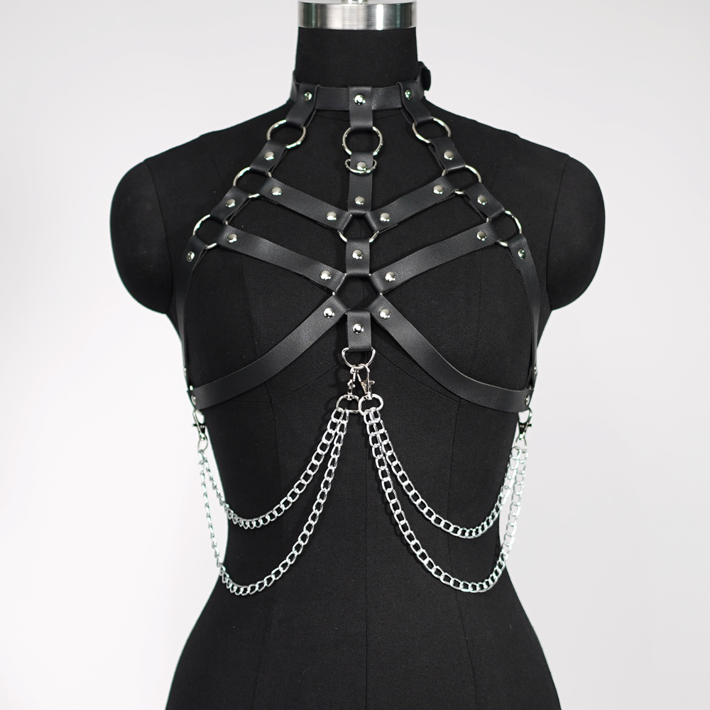Kobiety seksowna uprząż pas kl – Leather Work Harness recenzja i cena