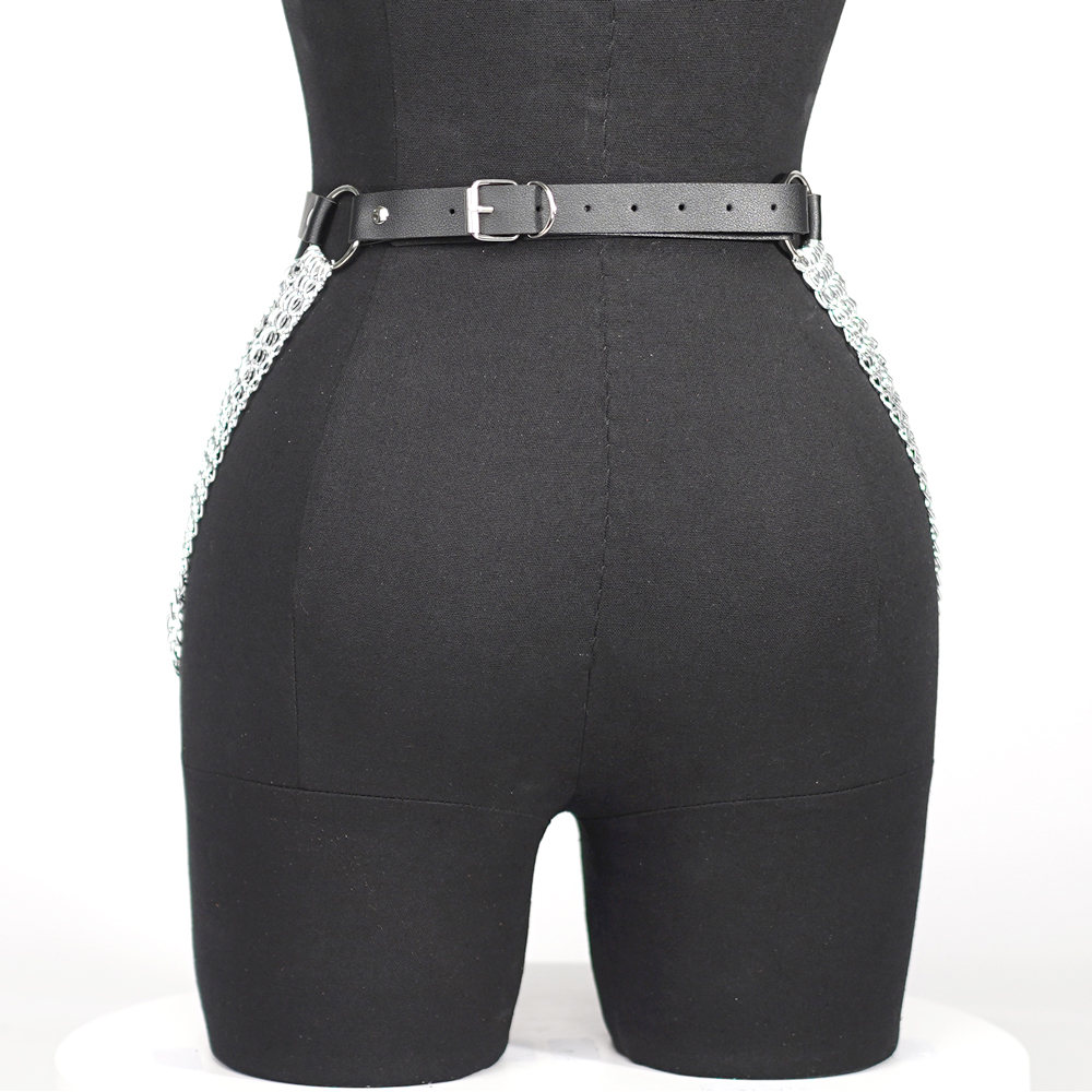 Damski pas do pończoch z PU sk – Leather Work Harness recenzja i cena