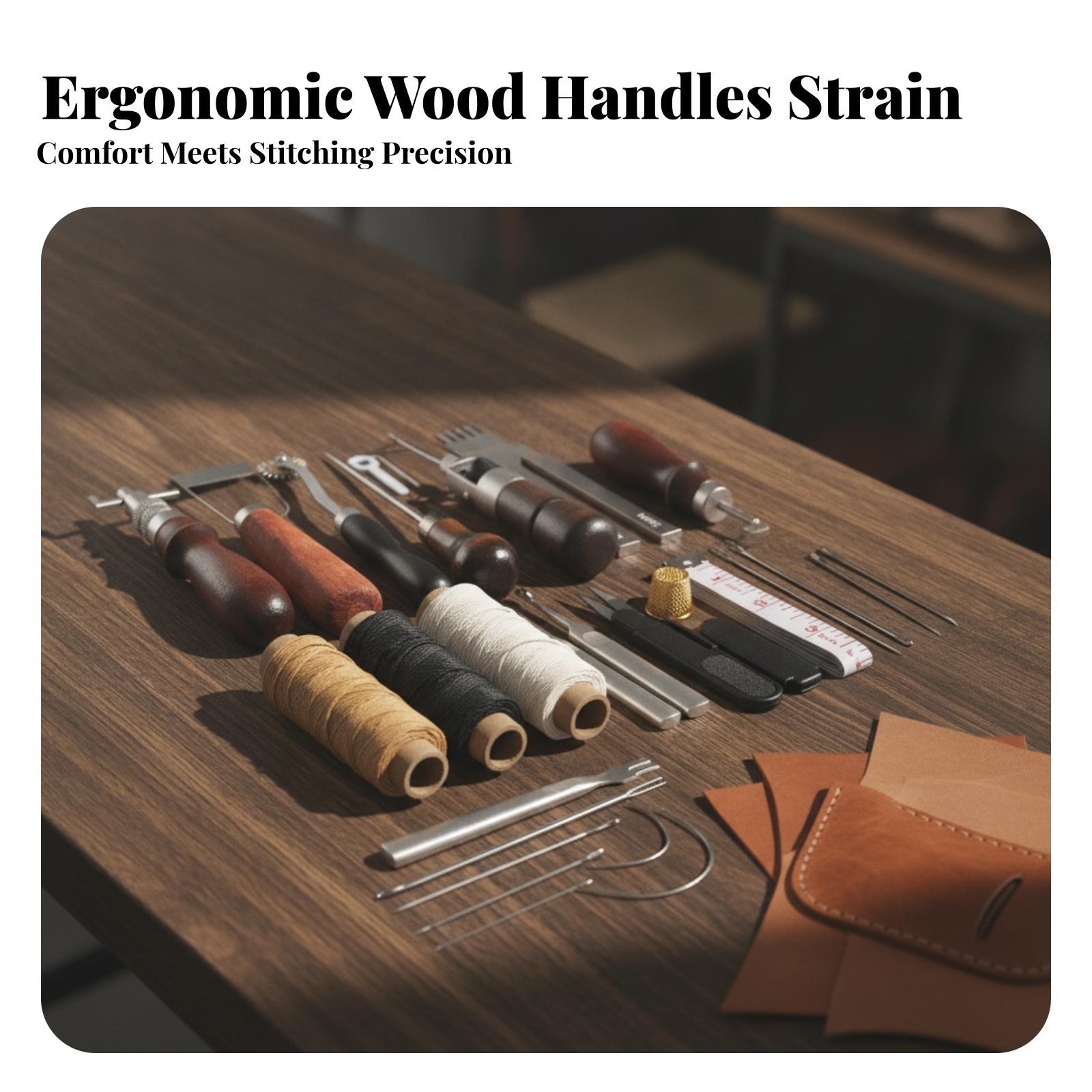 Zestaw narzędzi do ręcznego wy – Leatherwork Manual recenzja i cena