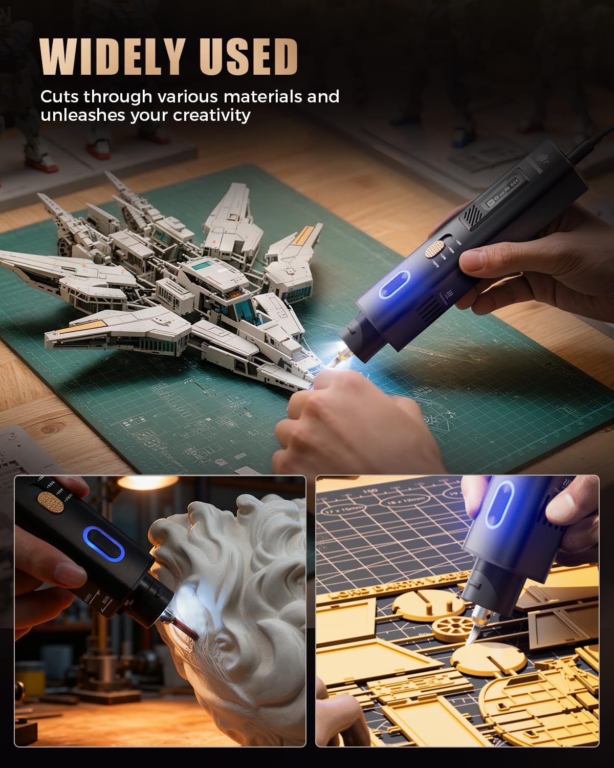 Nóż ultradźwiękowy JAKEMY, zes – Leatherwork Knife recenzja i cena